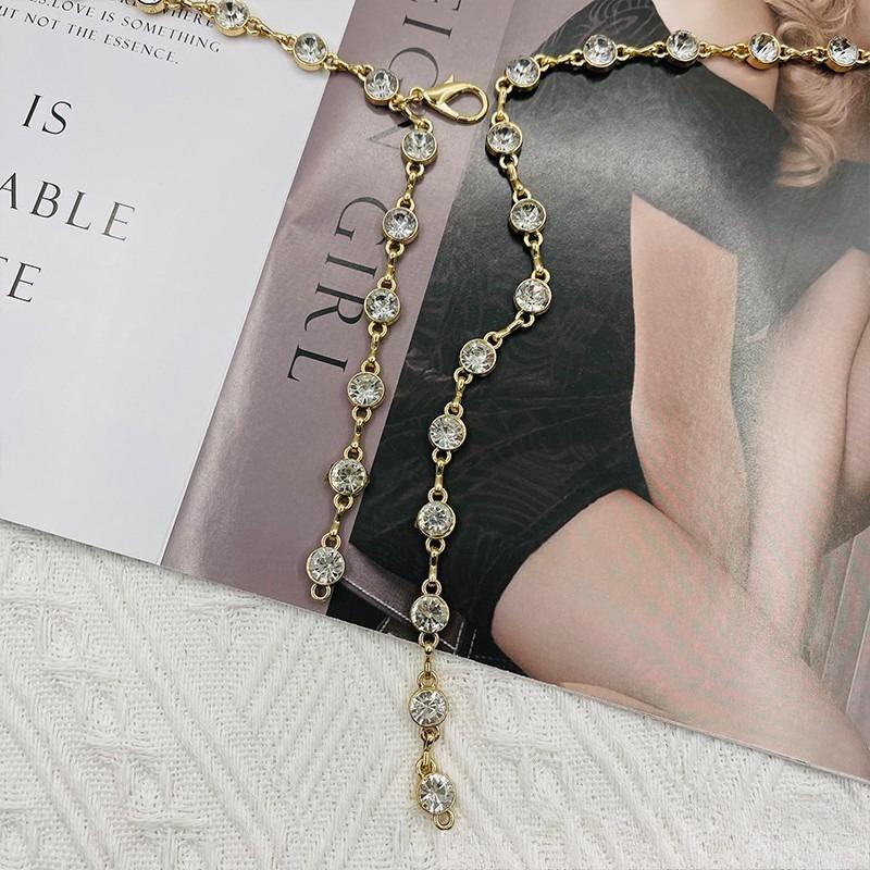 Waist Chain Accessories Suit Pants Simple Silver Chain Belt Women's Summer