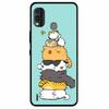 Soft Silicone Cover For Nokia C22 Case 2023 TPU Wolf Lion Painted Black Phone Coque for Nokia C22 C 22 4G Black For NokiaC22