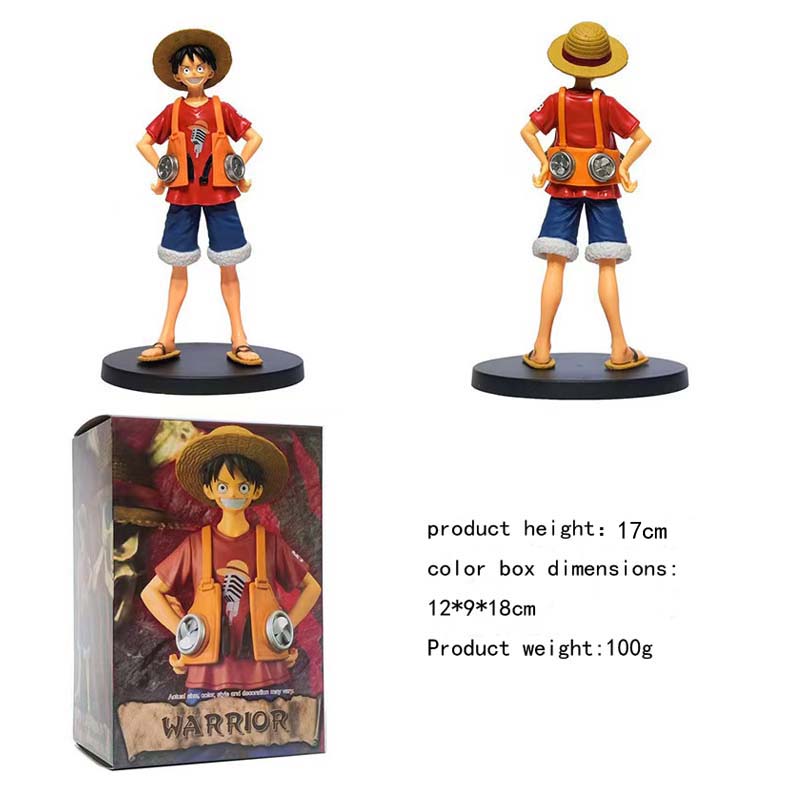 One Piece Anime Figure Luffy Sitting Position Action Figure Pvc Model Collection Statue Figurine Doll Toy For Birthday Gift