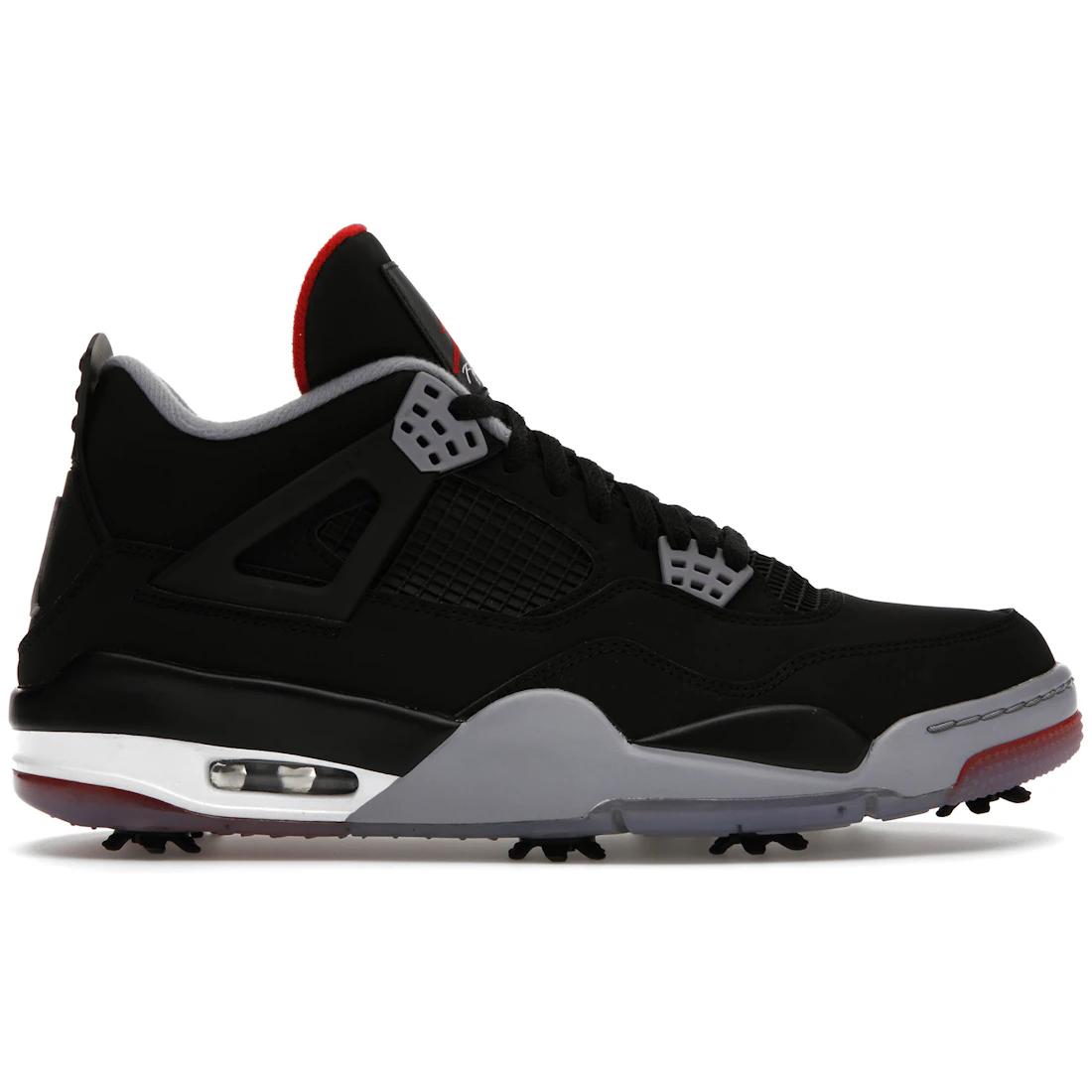 

Новые кроссовки Jordan Air Jordan 4 Bred Mid для гольфа, унисекс, повседневная обувь CU9981-002 38.5