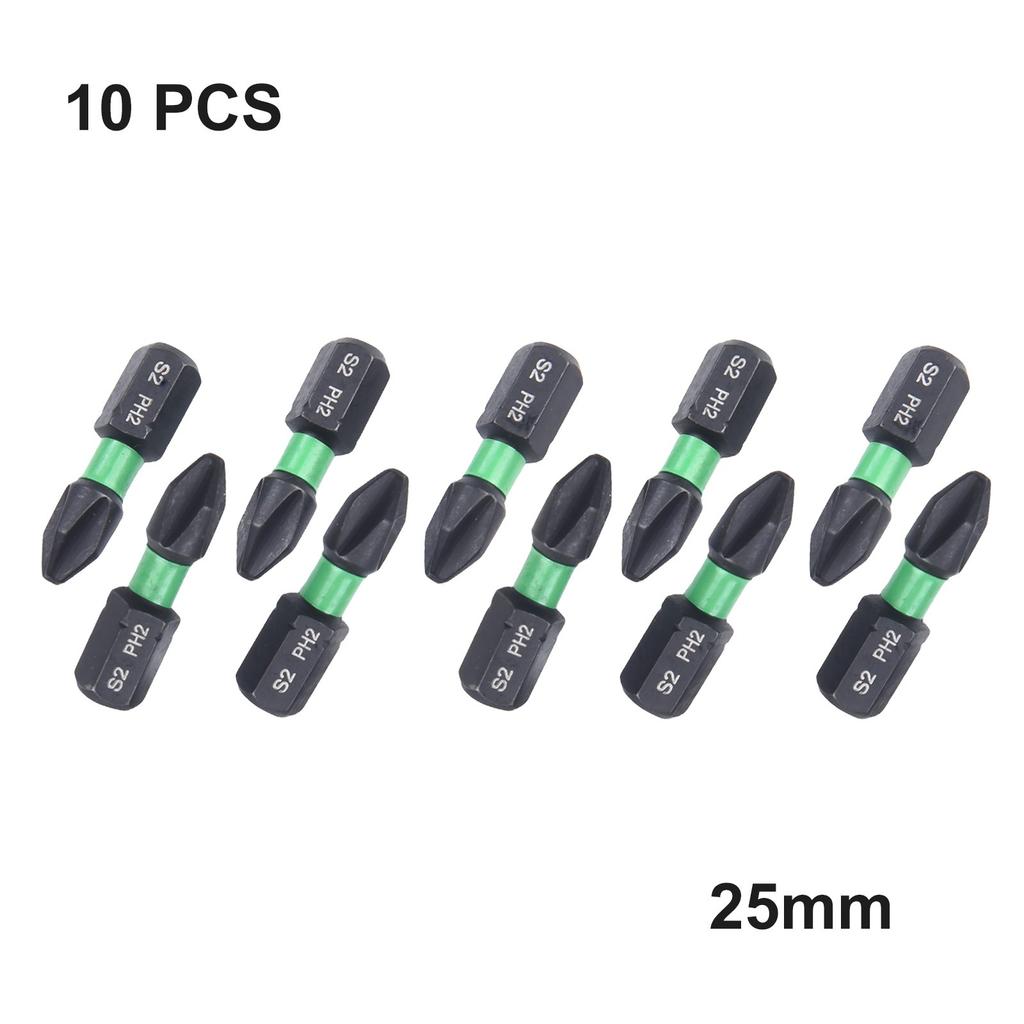 10pcs Hand Drill Tool Magnetic Screwdriver Bit Hand Drill