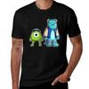Monsters TShirt Basic Casual Short Sleeve Cotton Shirt