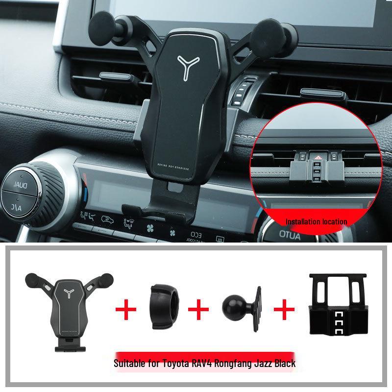 Wireless Charging Phone Holder for Toyota RAV4, Prado, and Land Cruiser