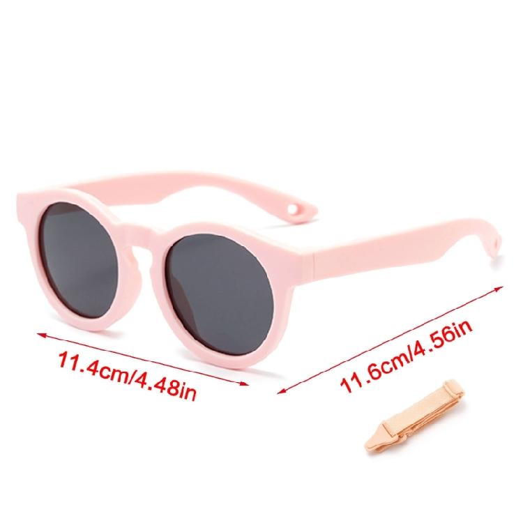 Lightweight Silicone Frame Toddler Sunglasses Foldable Design UV400 Sun Glasses Eyewear For Outdoor Travel