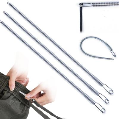 3/5/10 Pièces Outils d'enfilage de cordon Ressort flexible Clip enfile-cordon à cordon Fil de cordon Accessoires de couture DIY multifonctionnels
