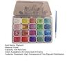 20/24 Colors Watercolor Paint Set Seamless Blending High Transparency Fine Pigment Distribution