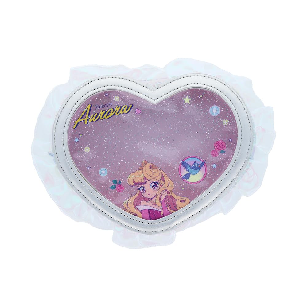 

Sunstar Stationery Disney Y2K Ballet Sleeping Beauty S2334402 Pouch, Heart-Shaped, Core, Aurora,