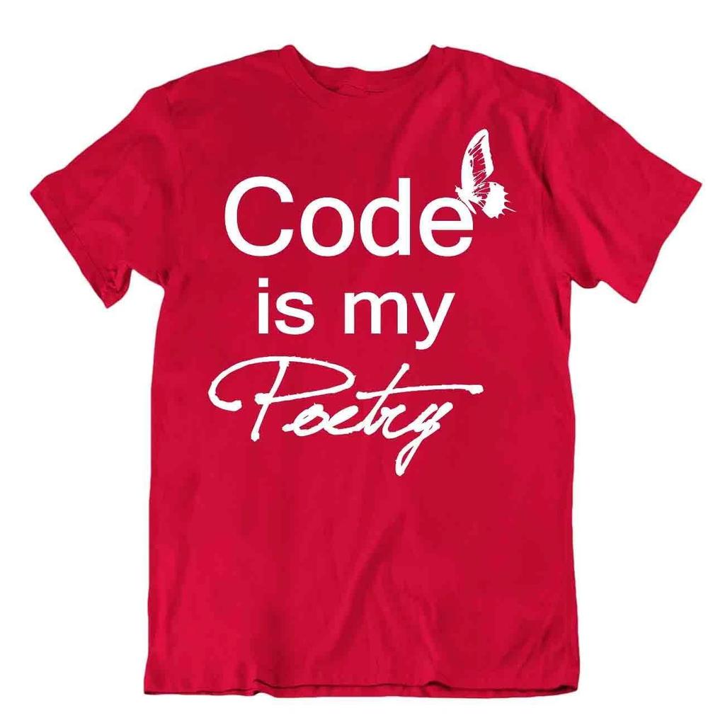 Code Is My Poetry Tshirt Programmer T-Shirt Networking Tee Apparel