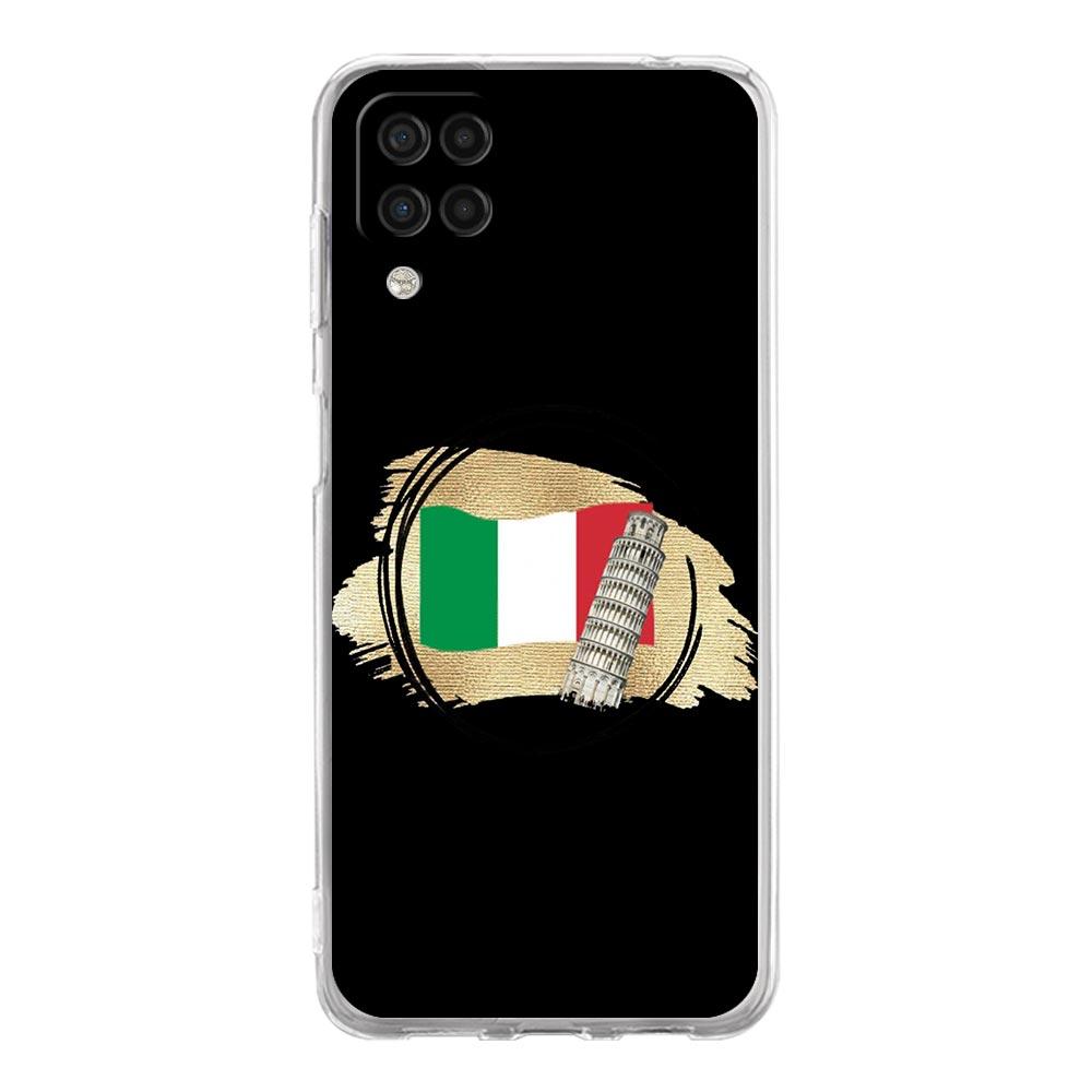 Phone Case For Samsung A13 A33 A35 A55 A73 A53 A23 A51 A71 A21S A12 A31 A41 A05s A03S A15 A25 A32 5G Clear Cover ITALY Flag