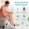 Detox Ionic Foot Spa Bath Machine Mini Foot Bath Ion Detoxifier Cleanse Footspa Vibration Best Care Arrays Aqua Health Therapy