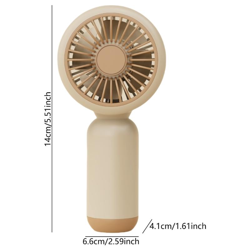 Portable Handheld Fan Light Weight Small Personal Portable Fans Adjustable USB Rechargeable Fan for Kids Girls Women Men