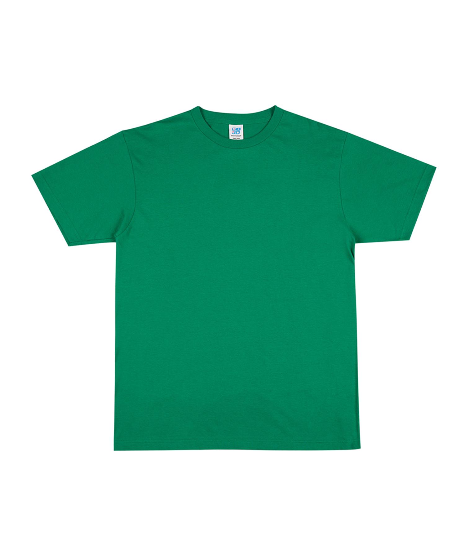 Double Jd Point Label Short Sleeve T-Shirt Green L