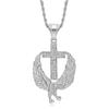 2026 Schmuck Mode Trend Eingelegter Zirkon Kreuz Adler Anhänger Accessoires Herren Party Schmuck Accessoires