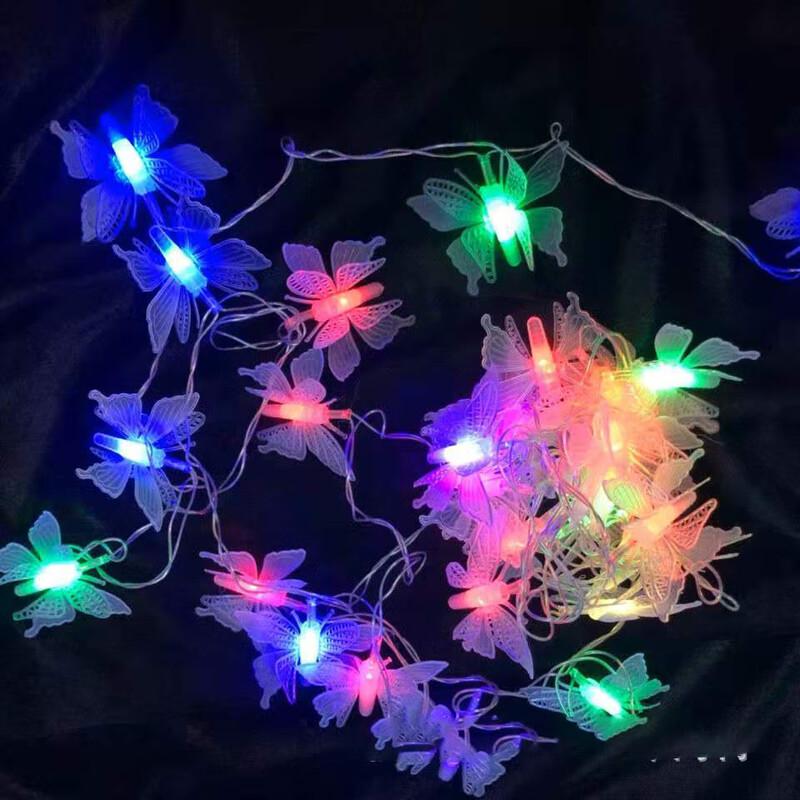 

LED Solar Butterfly String Lights