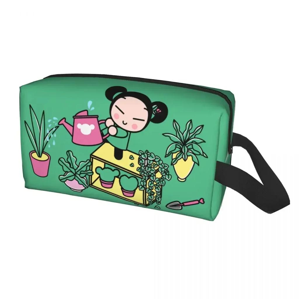 Pucca Kulturtasche Damen Make-up Kosmetik Organizer Damen Beauty Aufbewahrung Dopp Kit Etui