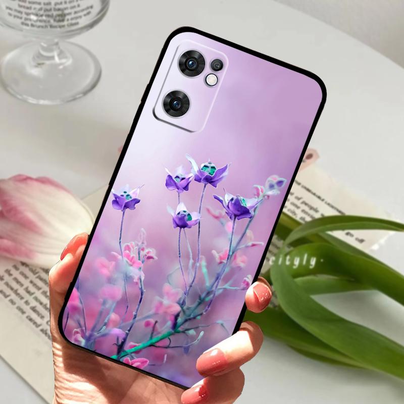 For Oppo Find X5 Lite Case CPH2371 Fashion Soft Silicone TPU Matte Phone Cover For OPPO FINDX5 Lite 5G Shockproof Bumper Fundas