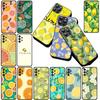 Cover for Samsung Galaxy A35 A36 A55 A26 A05 A06 A14 A50 A51 A53 A54 A12 A13 A23 Phone Case Mediterranean Lemon fruit Summer