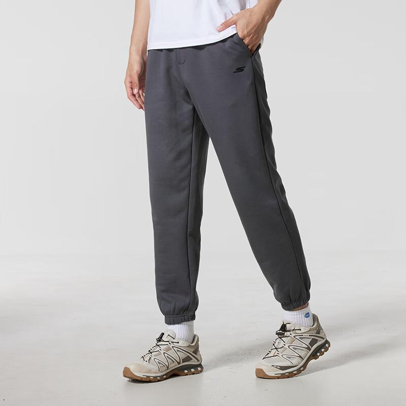 Skechers Comfortable Soft Letter Cuffed Casual Pants Men bottoms P425M012-006L