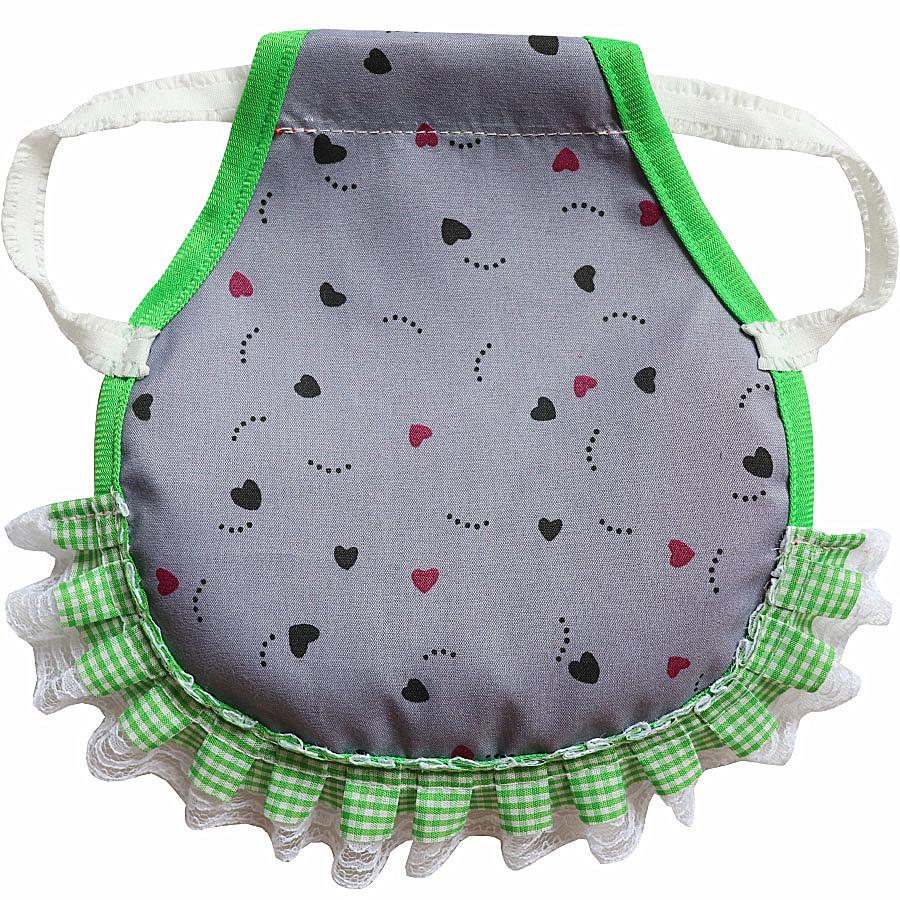Dual-Layer Hen Saddle Apron with Feather and Back Protector
