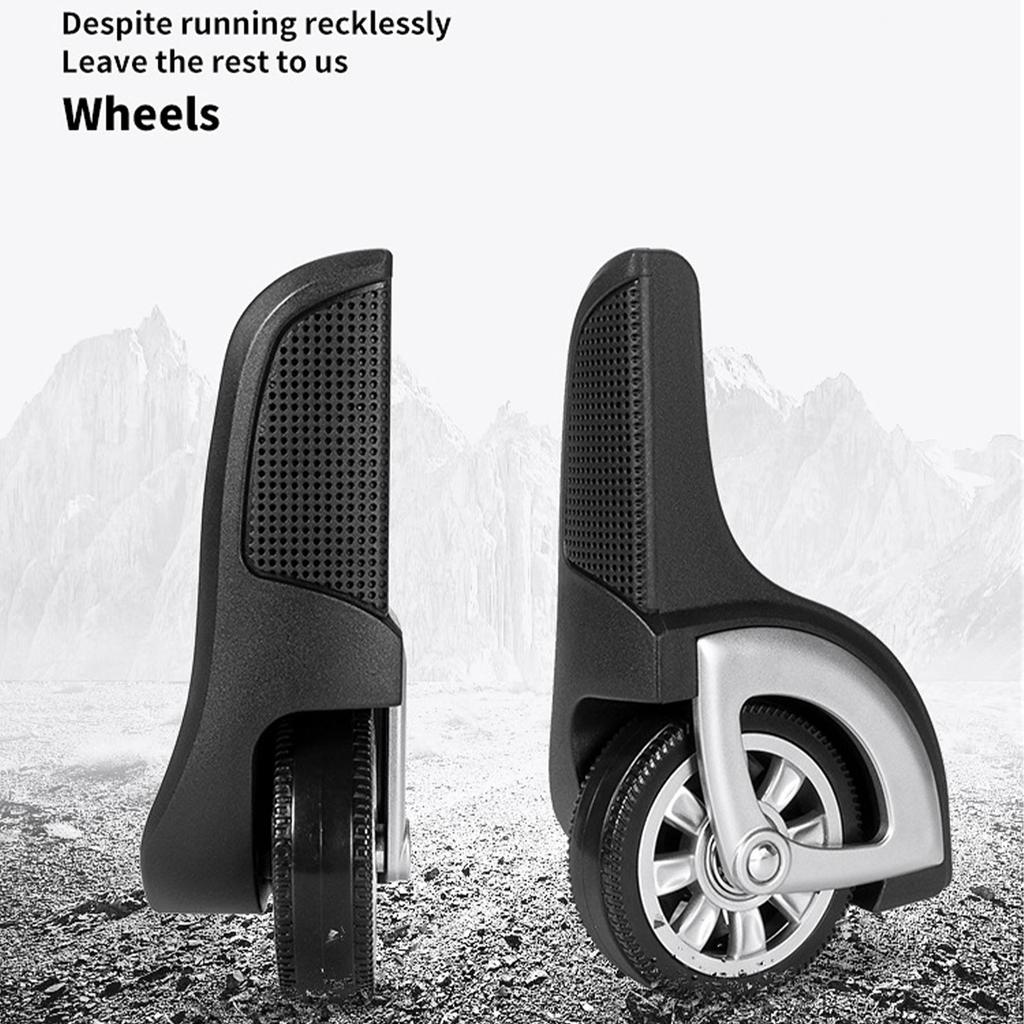 1 pár koleček na zavazadla PVC kolečka na kufr náhradní kolečka otočná kolečka ideální pro výměnu koleček u kufru