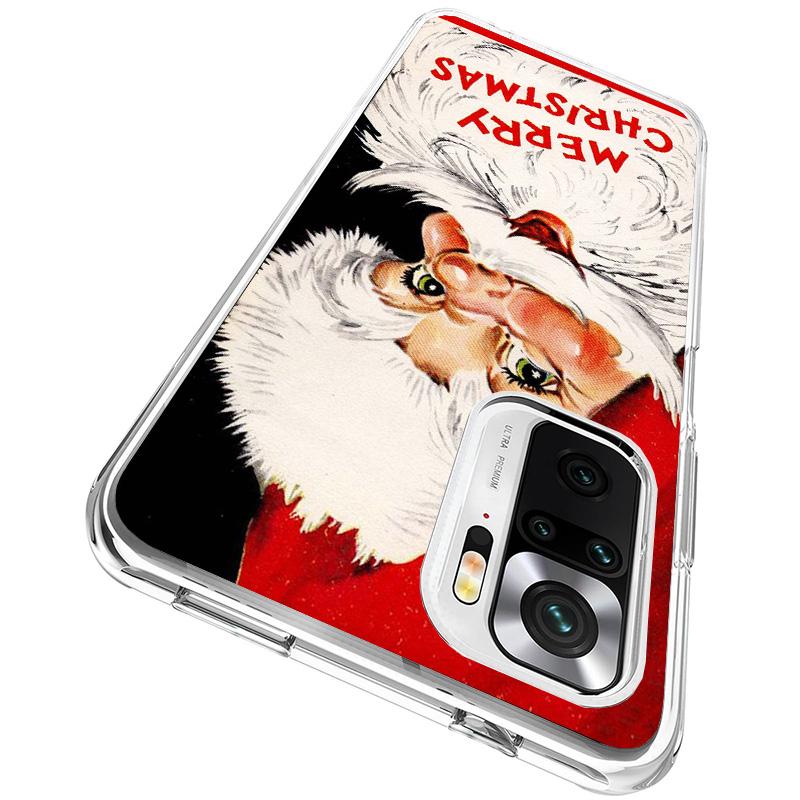 Christmas Santa Claus Present Cover Phone Case For Xiaomi Poco F7 Ultra X7 X6 X5 Pro M7 Redmi 15C 15 13C 13 12C 12 10C 10 9A 9C