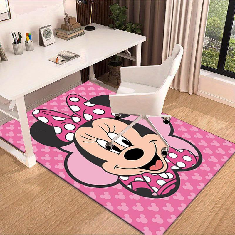 Pink Mouse Artwork Printed Area Rug for Office, Chair Rug, Decorative Carpet Floor Mat, Large Size Fan gifts Christmas gifts