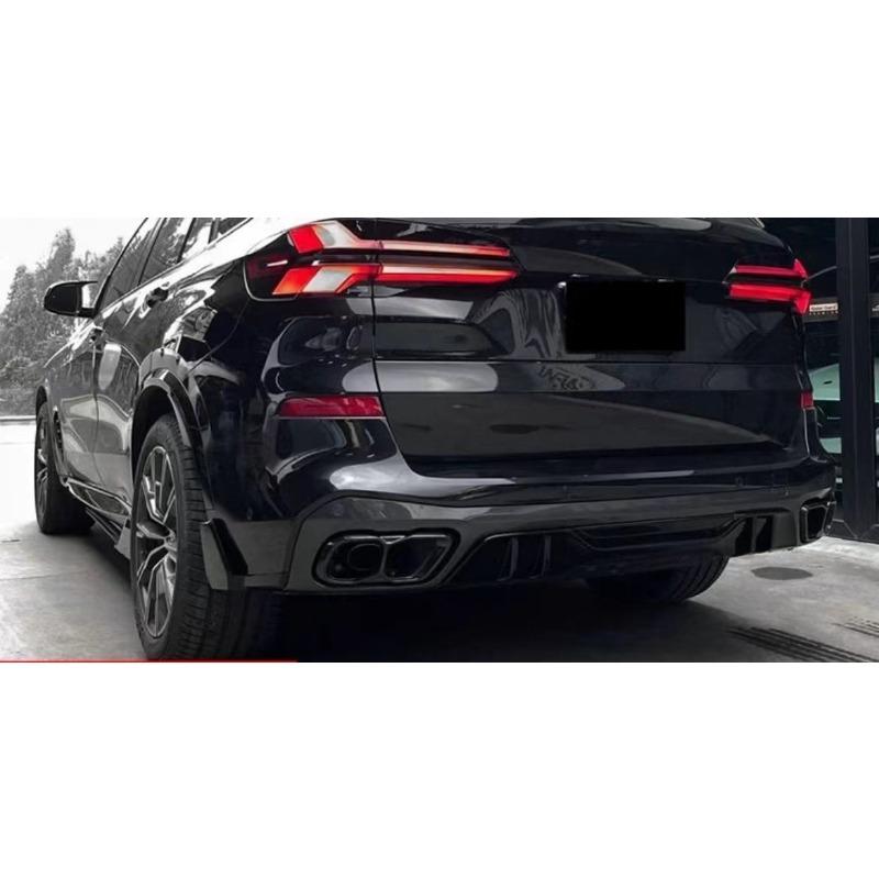 For BMW X5 G05 2019-2025 MP Style Rear Bumper Lip Diffuser 3PCS Set Rear Spoiler Splitter ABS Aggressive Upgrade Look Body Kits