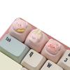 3D Cartoon Bear Resin Keycaps For Mechanical Keyboards Soft Color Optional Enhances Typing  Design