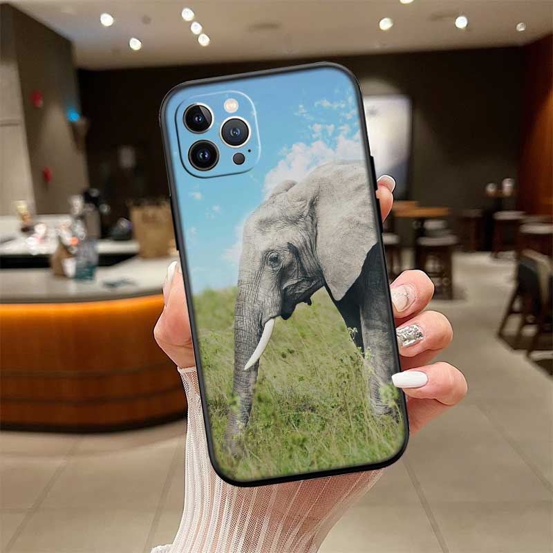UP1 Animal Elephant New High-End Shell Phone Case for Redmi Note 8 9 Pro Max 9S 9T 9C NFC 8T 8A 10A A4