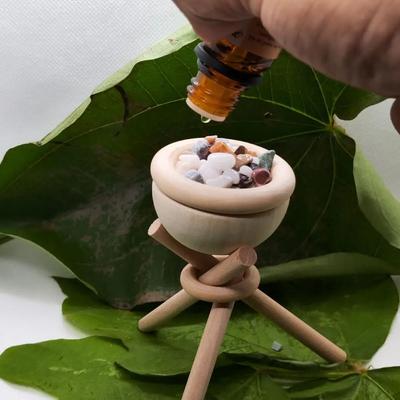 Holz Aromatherapie Ätherisches Öl Diffusor Innenraum Duftendes Aroma Ausdehnender Stein DIY Schilf Diffusoren Schmuck Heim Duft Dekoration