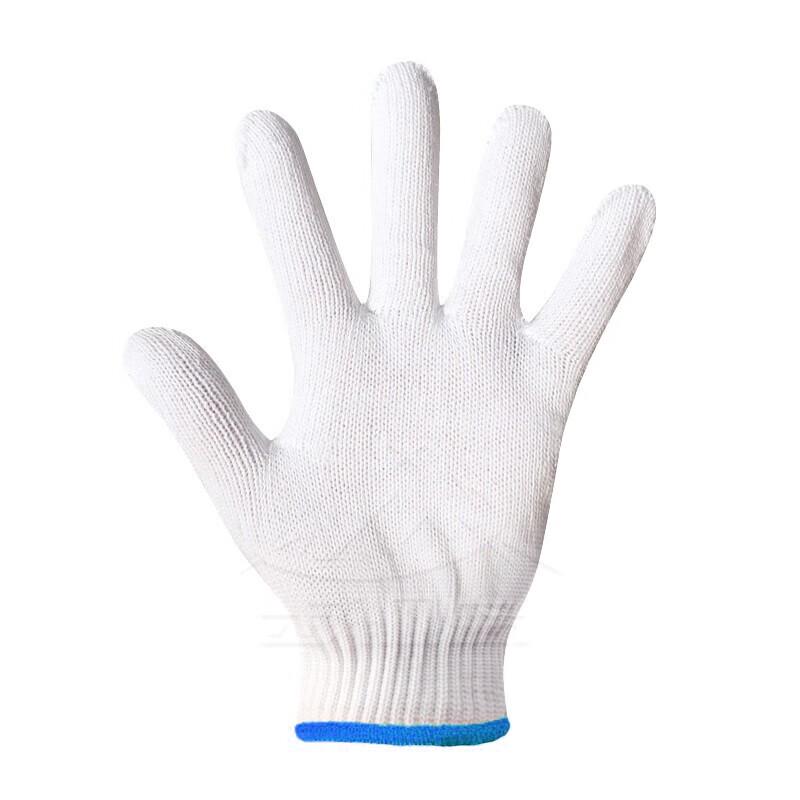 Men's Thick Bleached Cotton Work Gloves