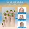 120/240pcs 12 Sizes Nailpop Toe Nail Tips Transparent Artificial Fake Toenail  Foot Nail