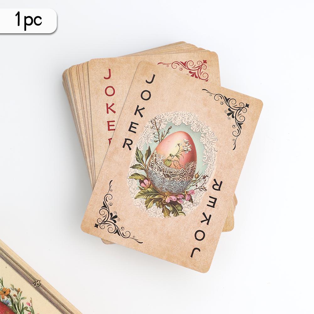 

1/2 шт., винтажные карты, винтажные карточки для настольной игры, шахматы, карты, покер, игровая вечеринка, настольная игра, викторина для вечеринки.