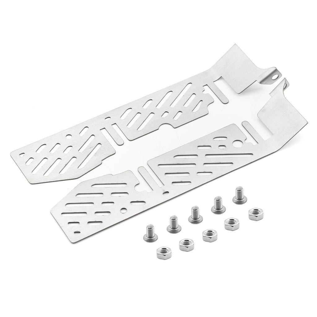 Stainless Steel Chassis Armor Protection Anti-Skid Plate Replacemet for Traxxas TRX4 1/10 Remote