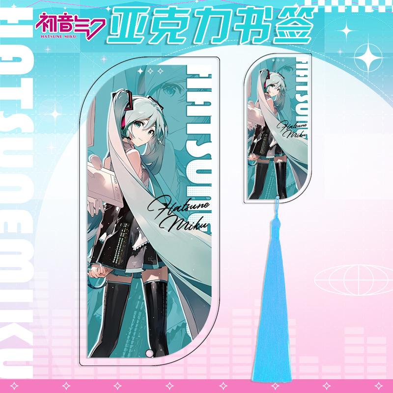 Miku New Hatsune Anime Acrylic Bookmark Ancient Style High Definition Print 2D Animation Merchandise Cosplay Gift Collection