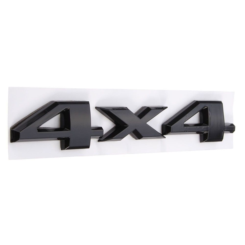 ABS Black 4X4 Logo For SUV Truck Auto Accessories Car Sticker Auto Decals Car-styling Emblem Badge
