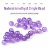 Handmade Natural Dream Amethyst Beaded Bracelet - DIY Crystal Jewelry Accessories.