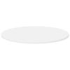 Tabletop Ø 60 x 1.5 cm Round Engineered Wood White