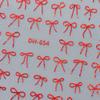 Valentine'S Day 3D Bow Nail Stickers French Minimalist Red Bowknot Designs Self-Adhesive Decals For Diy Nail Decor Itemations