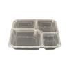 Jianlv Disposable 4-Compartment Meal Prep Containers
