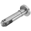 Partition Support Foot Stainless Steel Glass Fence Clamp for Public Bathroom Toilet Restroom