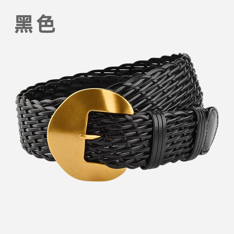 Ladies Simple Woven Decorative Belt Vintage Premium Bohemian Skirt Accessories Belt Women