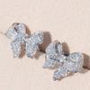 Xiaomi Huitan Eternity Cubic Zirconia Flower Stud Earrings for Women High Quality Wedding Accessories Classic Versatile Female Jewelry