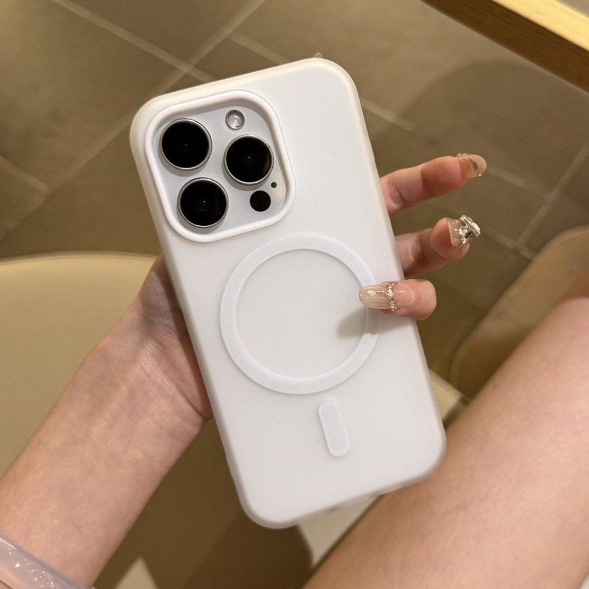 

Minimally Designed Jelly Magnetic 2-in-1 for Apple Phone Case with High-end Feel, Creative Cartoon Cute Phone Case for Apple For iPhone 17PROMAX