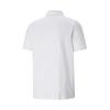 Puma Logo Printed Straight Cut Short Sleeve Polo Shirt Men polo shirts White 586676-02