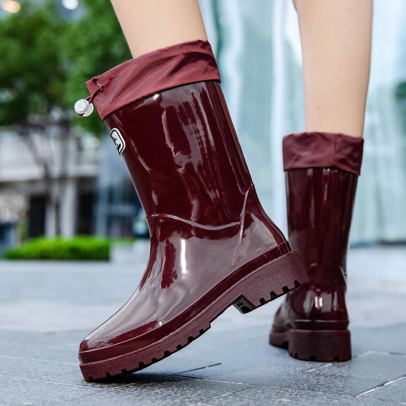 Unisex Waterproof Wildlife Society Rain Boots - Durable, Non-Slip, Outdoor Hiking Shoes