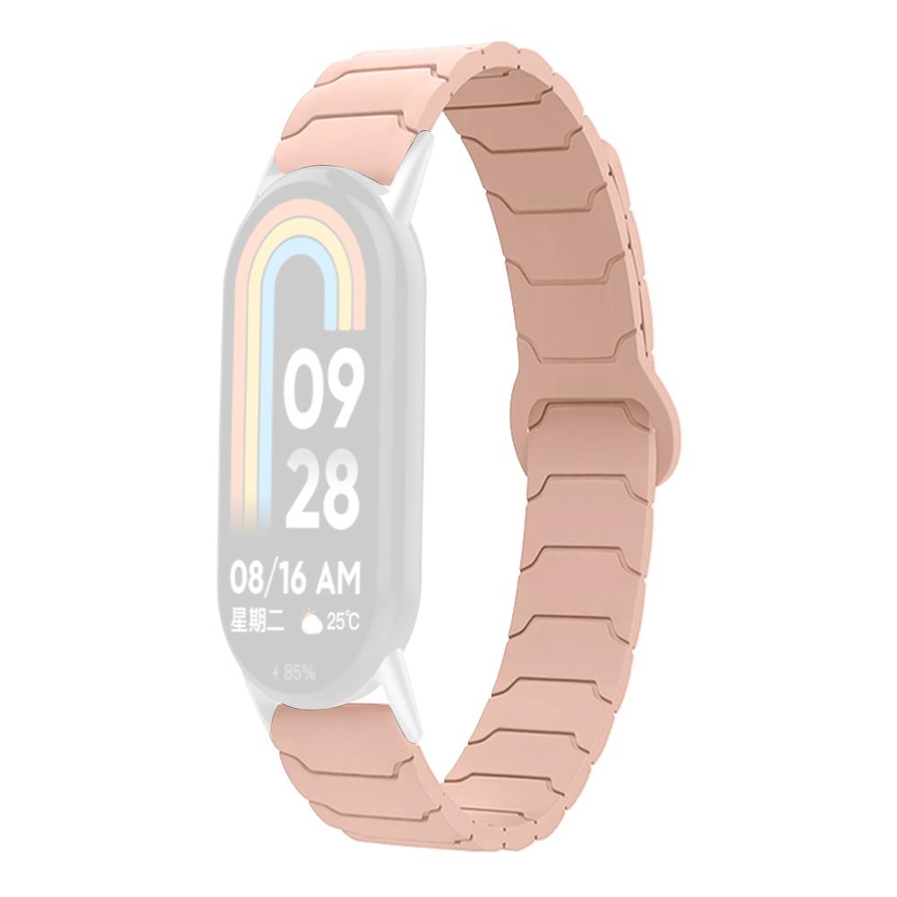 Watch Band for Xiaomi Smart Band 10/9/8 Silicone Magnetic Replacement Strap