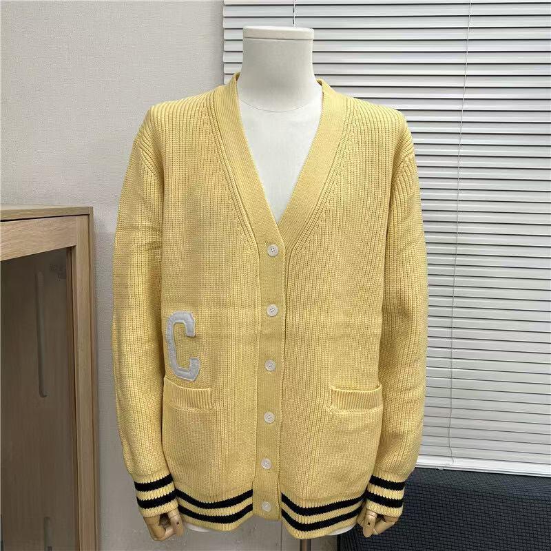 Men's CE Home 25SS Autumn/Winter Big Logo Jacquard Knit Sweater