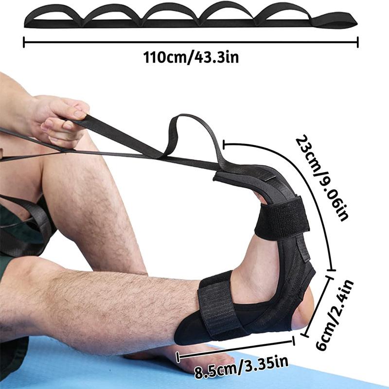 Knee Rehabilitation Training Elastic Band Foot Trainer Leg Ligament Extension Seat Belt Ankle Correction Foot Sagging