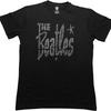 The Beatles Embellished T-Shirt: Retro Logo OFFICIAL NEW